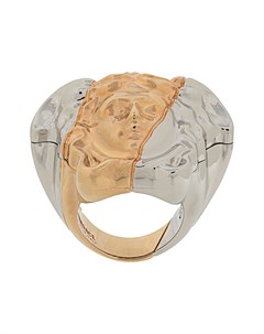 Двухцветное кольцо Medusa Versace