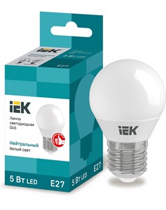 Светодиодная лампа LLE G45 5 230 40 E27 Iek