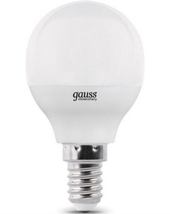 Светодиодная лампа LED Elementary Шар 53110 Gauss
