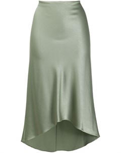Атласная юбка с асимметричным подолом Alice + olivia