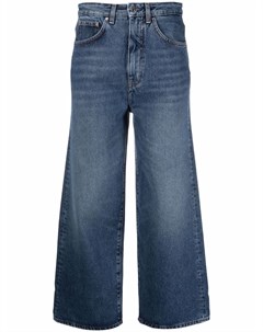Укороченные расклешенные джинсы из органического хлопка Totême