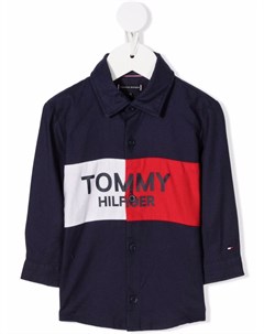 Рубашка с логотипом Tommy hilfiger junior