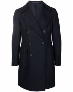 Шерстяное двубортное пальто Tagliatore