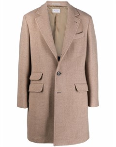 Однобортное пальто Brunello cucinelli