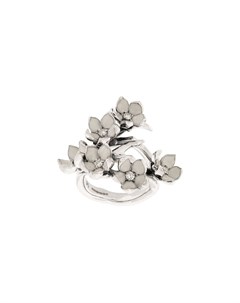 Серебряное кольцо Cherry Blossom с бриллиантами Shaun leane