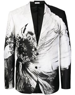 Пиджак с графичным принтом Alexander mcqueen