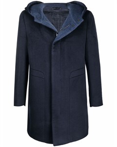 Однобортное пальто с капюшоном Tagliatore