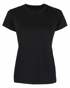 Однотонная футболка Mm6 maison margiela