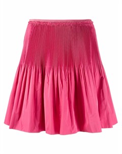 Расклешенная юбка мини со складками Red valentino