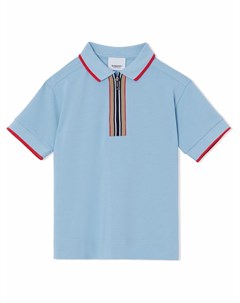 Рубашка поло в полоску Icon Stripe Burberry kids