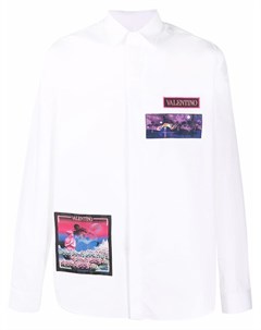 Рубашка с нашивками Valentino