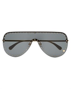 Солнцезащитные очки авиаторы с заклепками Versace eyewear