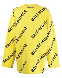 Джемпер оверсайз с логотипом Balenciaga