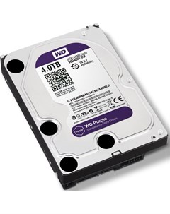 Жесткий диск Western Digital 4 Tb SATA 6Gb s Purple 3 5 64Mb 40PURX Wd