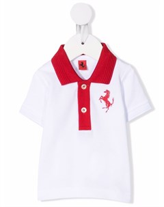 Рубашка поло с вышитым логотипом Ferrari kids