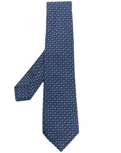 Жаккардовый галстук с цветочным узором Kiton