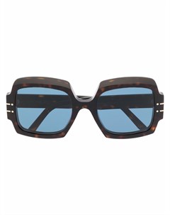Солнцезащитные очки в квадратной оправе с логотипом Dior eyewear