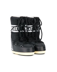 Зимние сапоги на шнуровке с логотипом Moon boot kids
