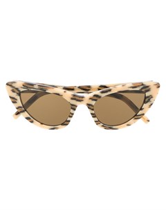 Солнцезащитные очки Lily с леопардовым принтом Saint laurent eyewear