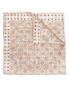 Шелковый платок с принтом Brunello cucinelli