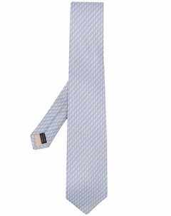 Шелковый галстук с принтом Dachshund Salvatore ferragamo