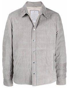 Утепленная куртка рубашка Brunello cucinelli