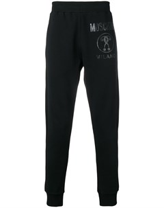 Спортивные брюки с принтом логотипа Moschino