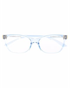 Очки в прозрачной квадратной оправе Dolce & gabbana eyewear
