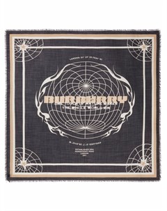 Квадратный платок с графичным принтом Burberry