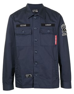 Куртка рубашка с нашивкой логотипом Izzue