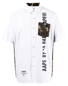Рубашка с короткими рукавами и логотипом Aape by *a bathing ape®
