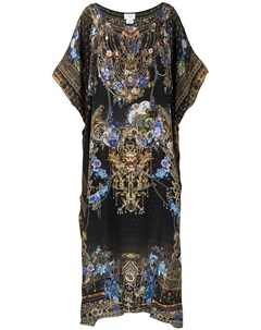 Платье с длинными рукавами и абстрактным принтом Camilla