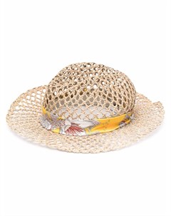Соломенная шляпа с принтом Rugiada Emilio pucci