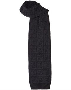 Фактурный шарф с логотипом FF Fendi