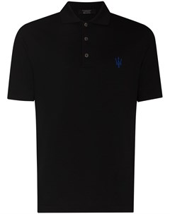 Рубашка поло с логотипом из коллаборации с Maserati Ermenegildo zegna