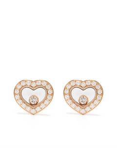 Серьги гвоздики Happy Diamonds Icons из розового золота с бриллиантами Chopard