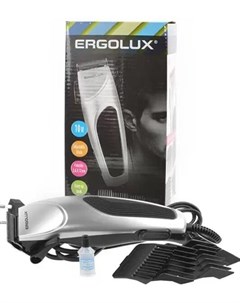 Триммер для волос и бороды ELX HC03 C42 серебро Ergolux