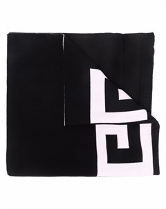 Шерстяной шарф с узором Greca Givenchy