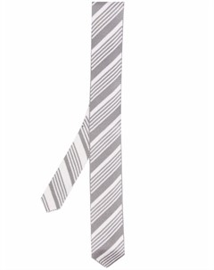 Трикотажный галстук в диагональную полоску Thom browne