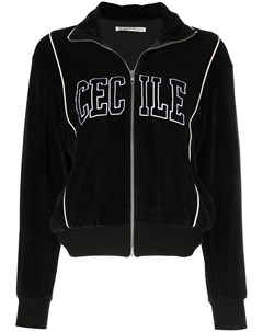 Спортивная куртка на молнии с вышитым логотипом Être cécile