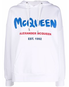 Худи с логотипом Alexander mcqueen
