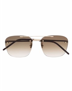 Солнцезащитные очки авиаторы с эффектом градиента Saint laurent eyewear