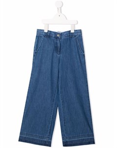 Широкие джинсы с завышенной талией Stella mccartney kids