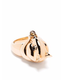 Кольцо из желтого золота с бриллиантами Monan
