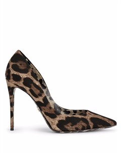Туфли на шпильке с леопардовым принтом Dolce&gabbana