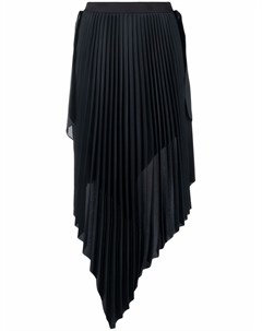 Плиссированная юбка с асимметричным подолом Givenchy
