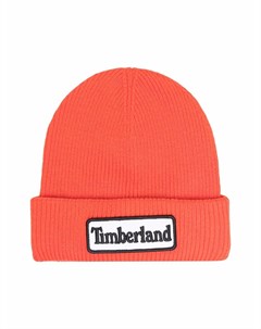 Шапка бини в рубчик с логотипом Timberland kids