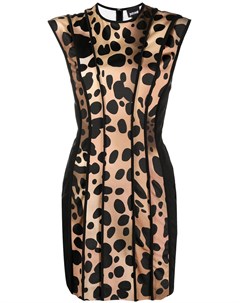 Платье мини с леопардовым принтом Just cavalli