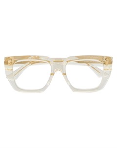 Очки в прозрачной квадратной оправе Bottega veneta eyewear