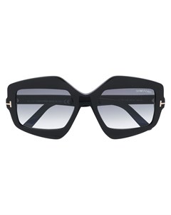 Массивные солнцезащитные очки в геометричной оправе Tom ford eyewear